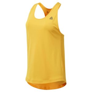 Reebok Performance Mesh Muskelshirt Damen - Gold - DE 830-UDK